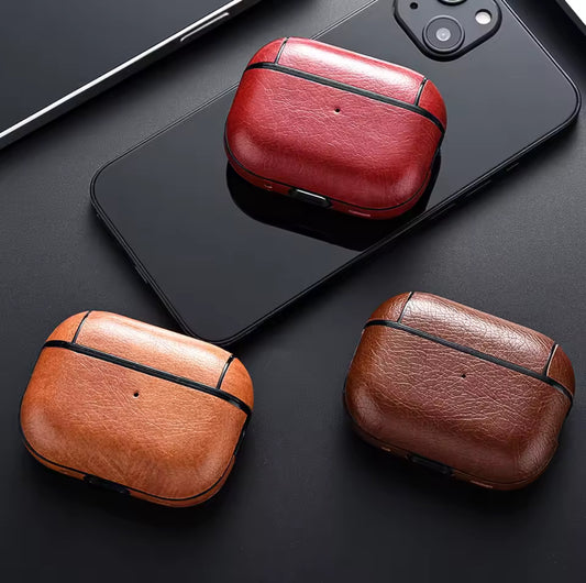 Apple AirPods Pro 2 Leder Schutzhülle