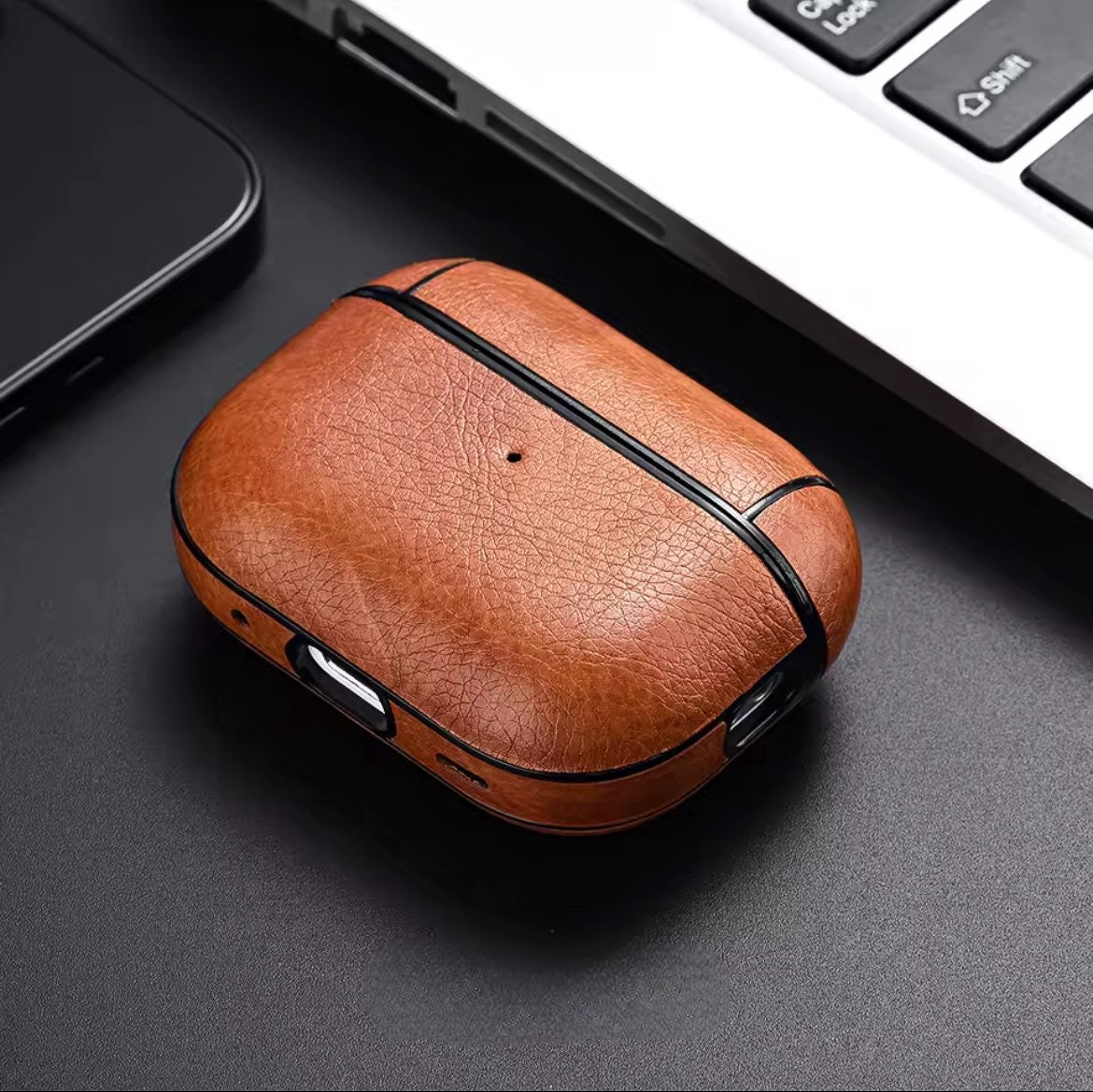 Apple AirPods Pro 2 Leder Schutzhülle
